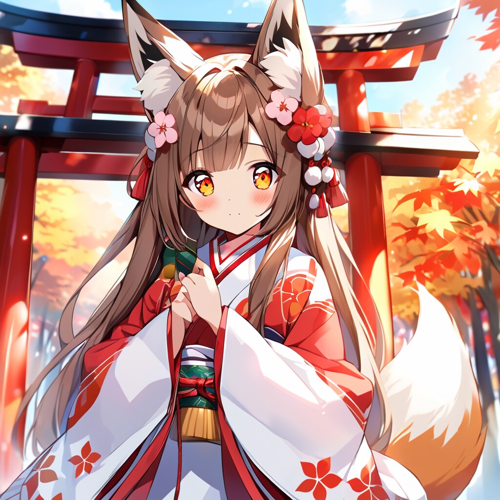 巫女２ | の人気AIイラスト・グラビア