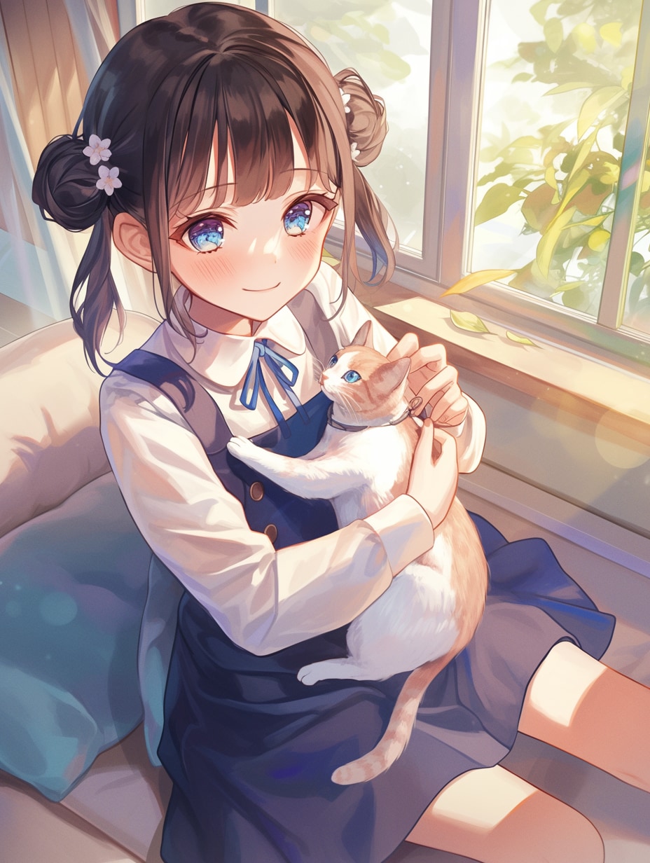 猫🐈とおだんごちゃん🍡✨165