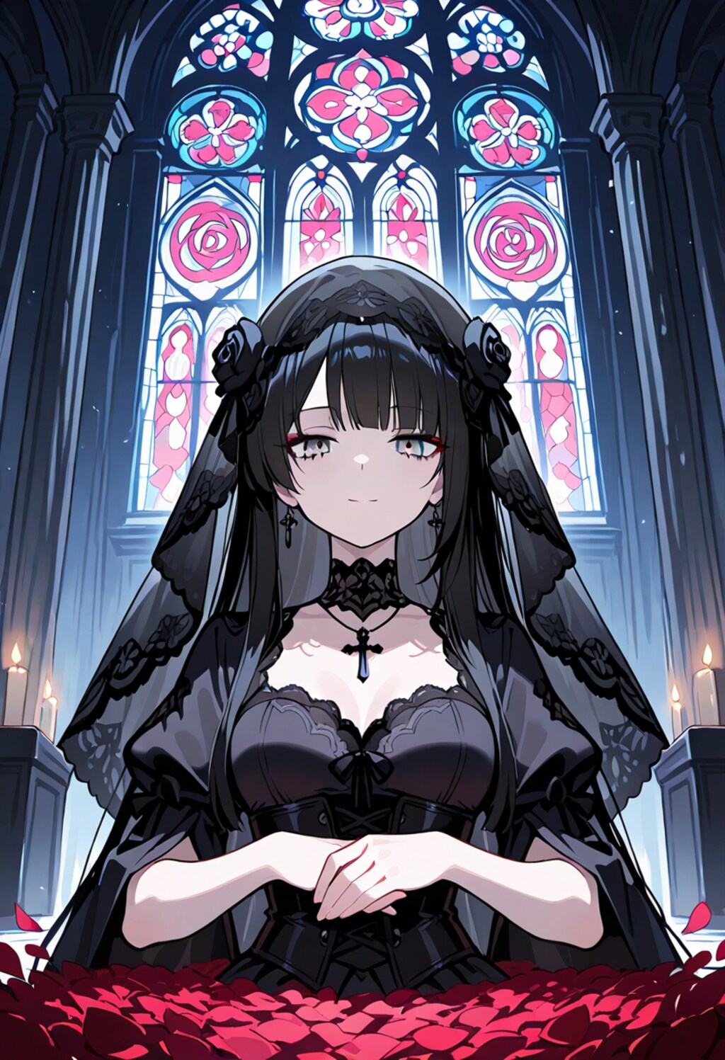 黒いベールに包まれて