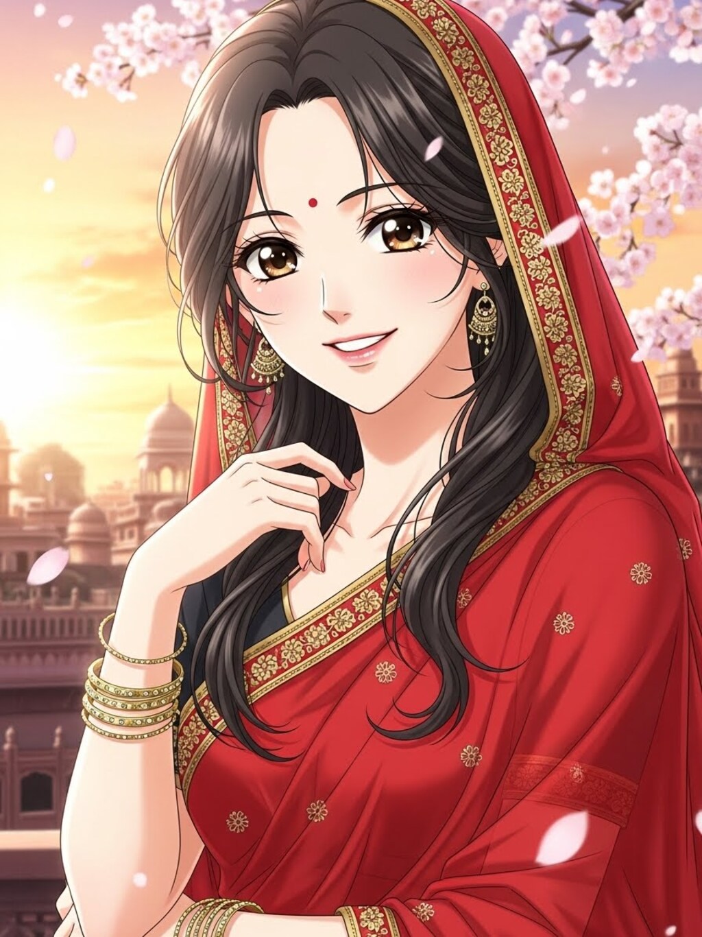 インドの美少女(３枚)　ImageFX