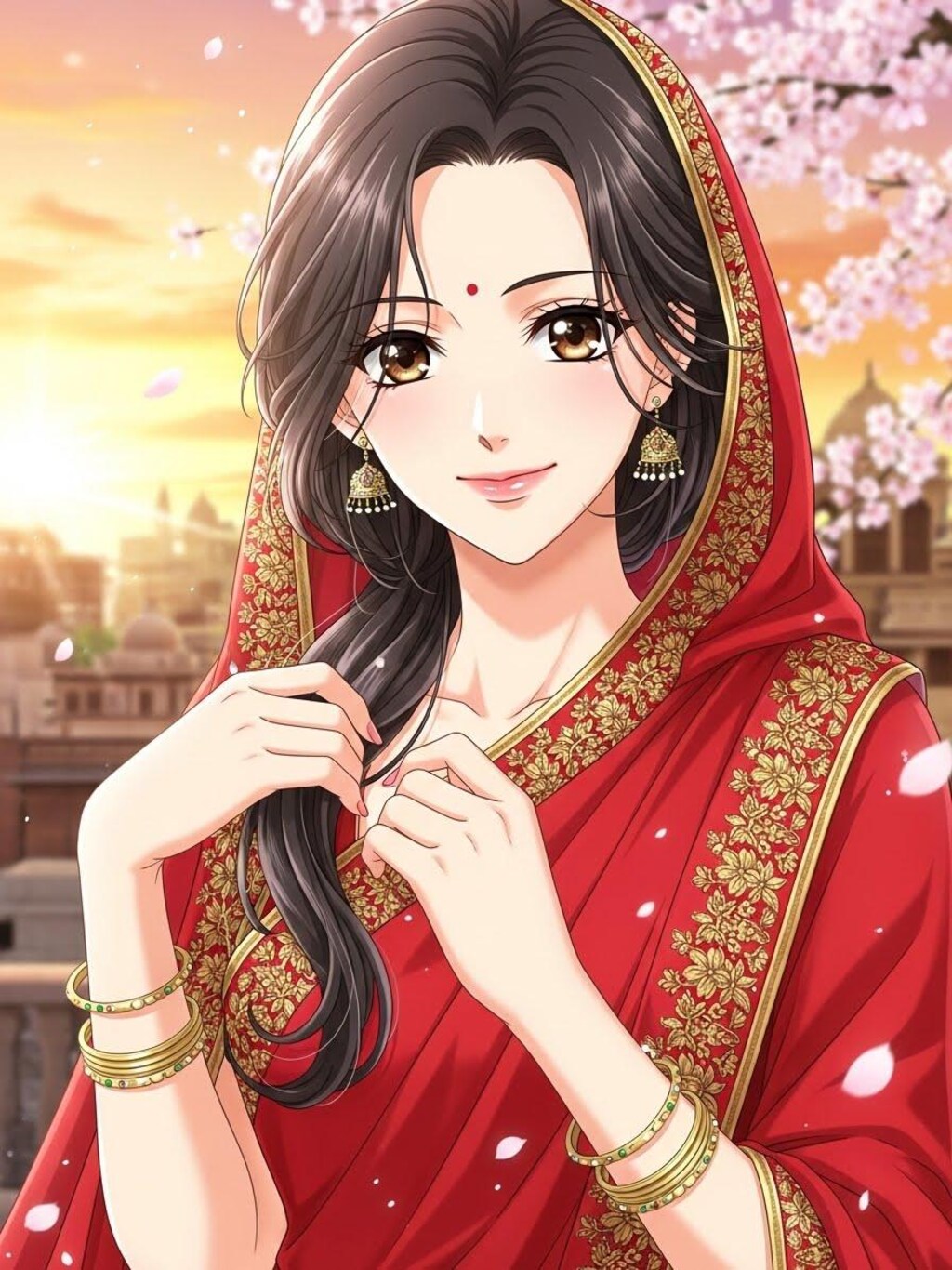 インドの美少女(３枚)　ImageFX