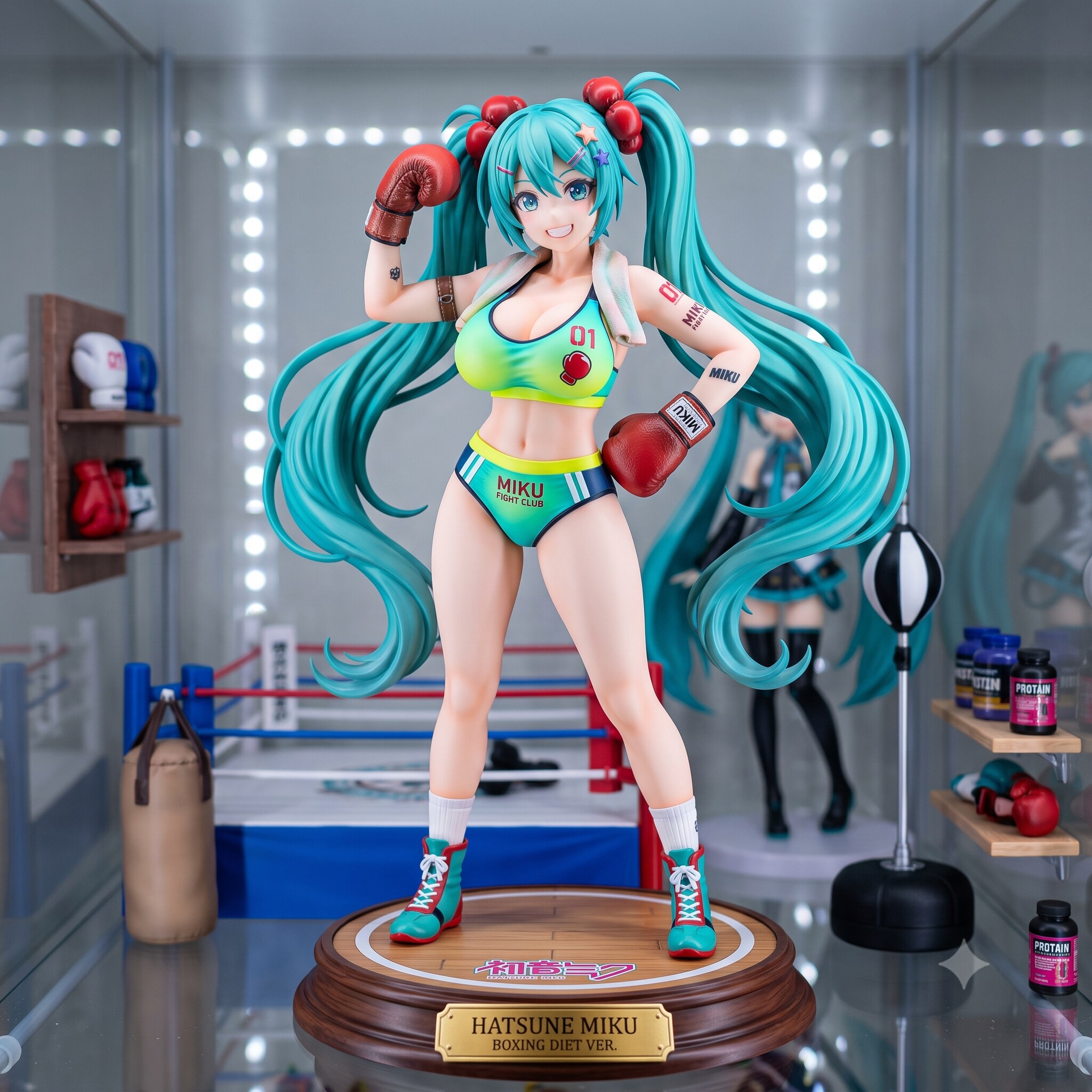 ビキニボクシングフィギュアのミクさん