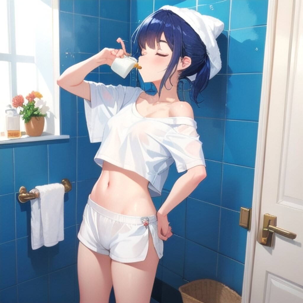 風呂上がりの一杯