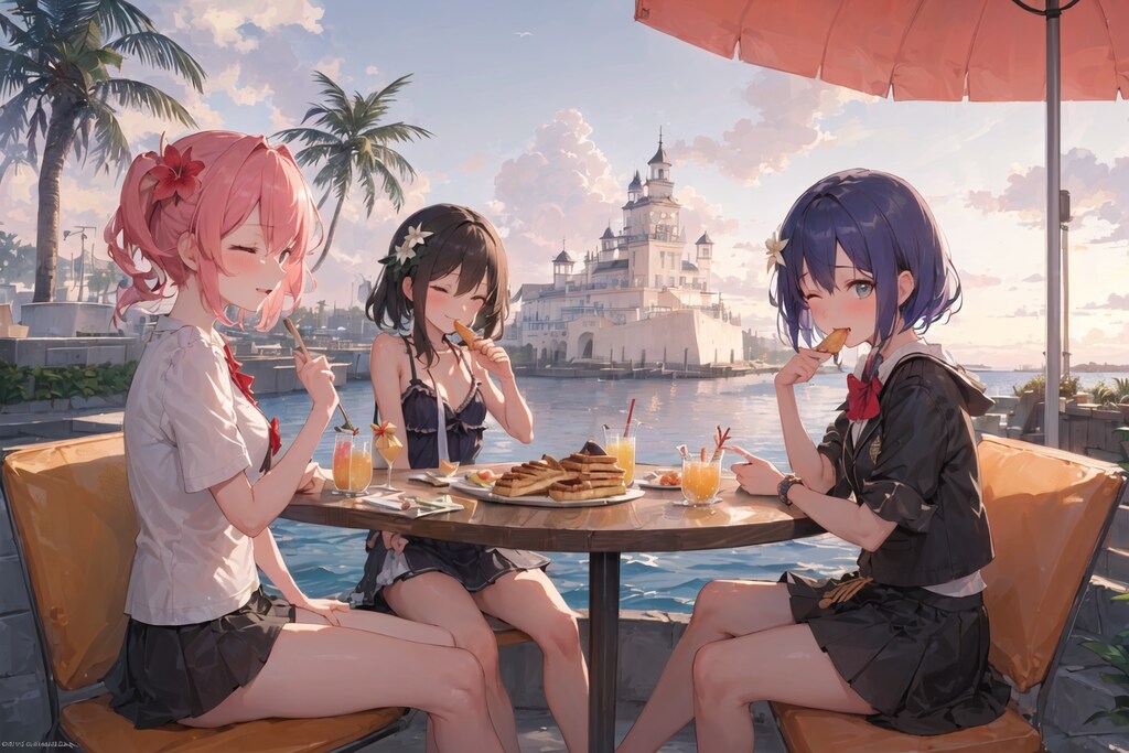 Counterfeit-V2.5 背景＋小物配置の作例