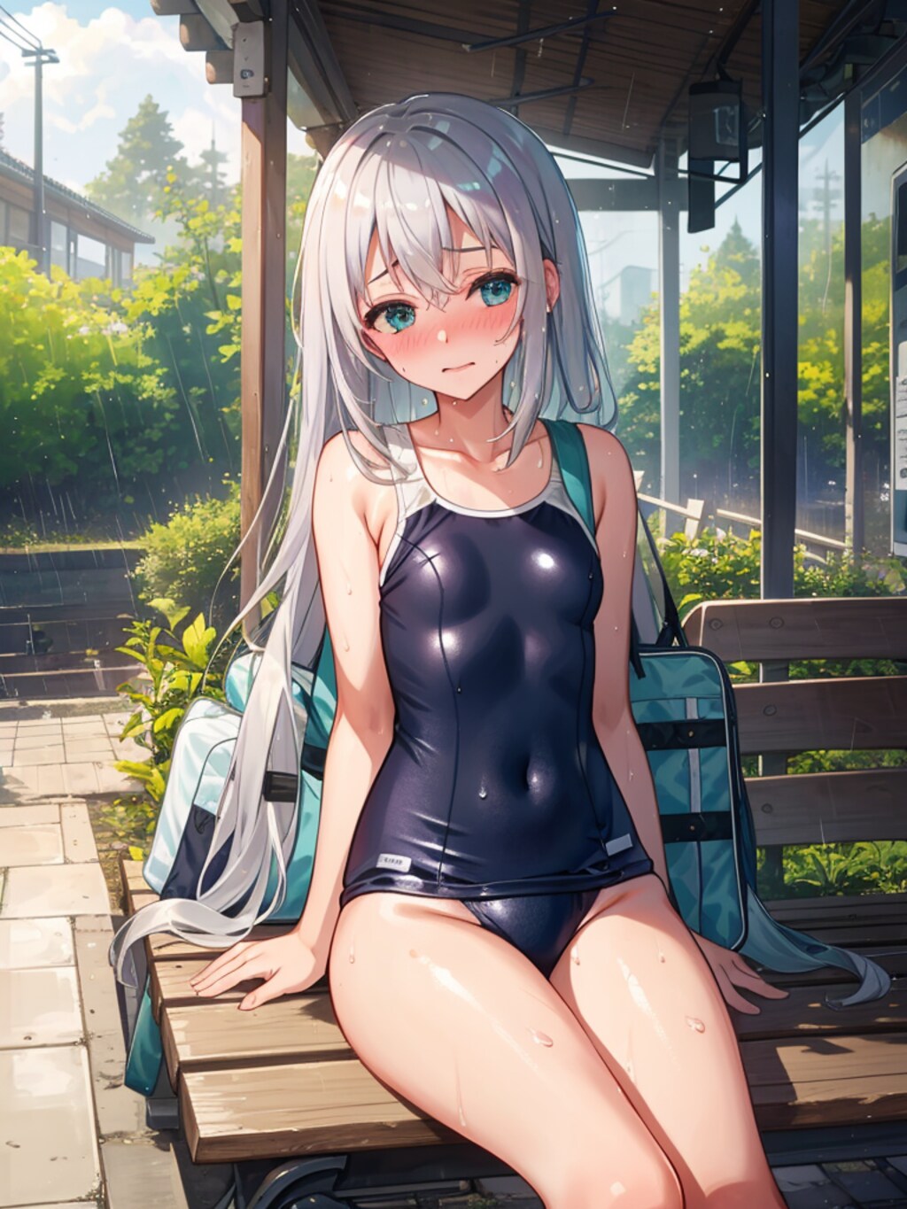 おはよう。小雨だから大丈夫かと。