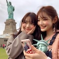 自由の女神と私♡ 4枚目