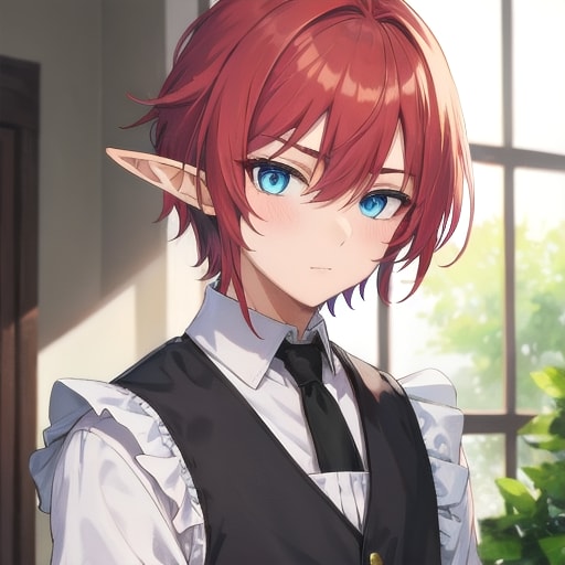 新人メイド君 | の人気AIイラスト・グラビア