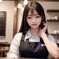 女子高生がカフェでバイト 2枚目