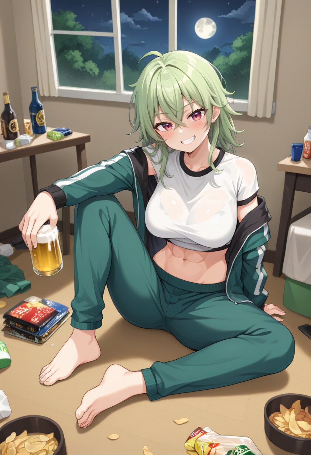 アラサーの月見酒