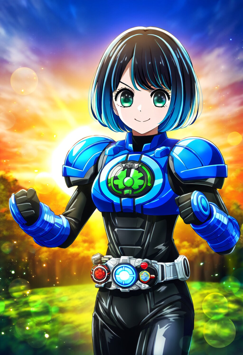 戦隊ヒロインを演じる黒川あかね