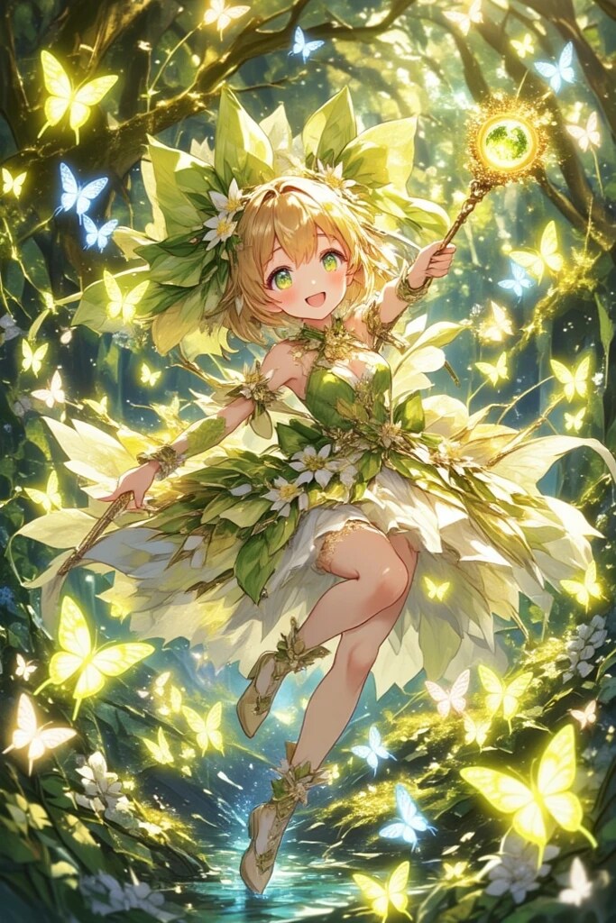 光蝶と花衣の妖精