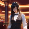 シックなディーラーお姉さん 2枚目