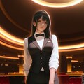 シックなディーラーお姉さん 3枚目