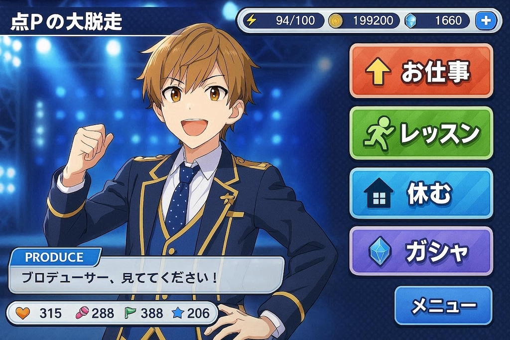 点P（プロデューサー）の大脱走