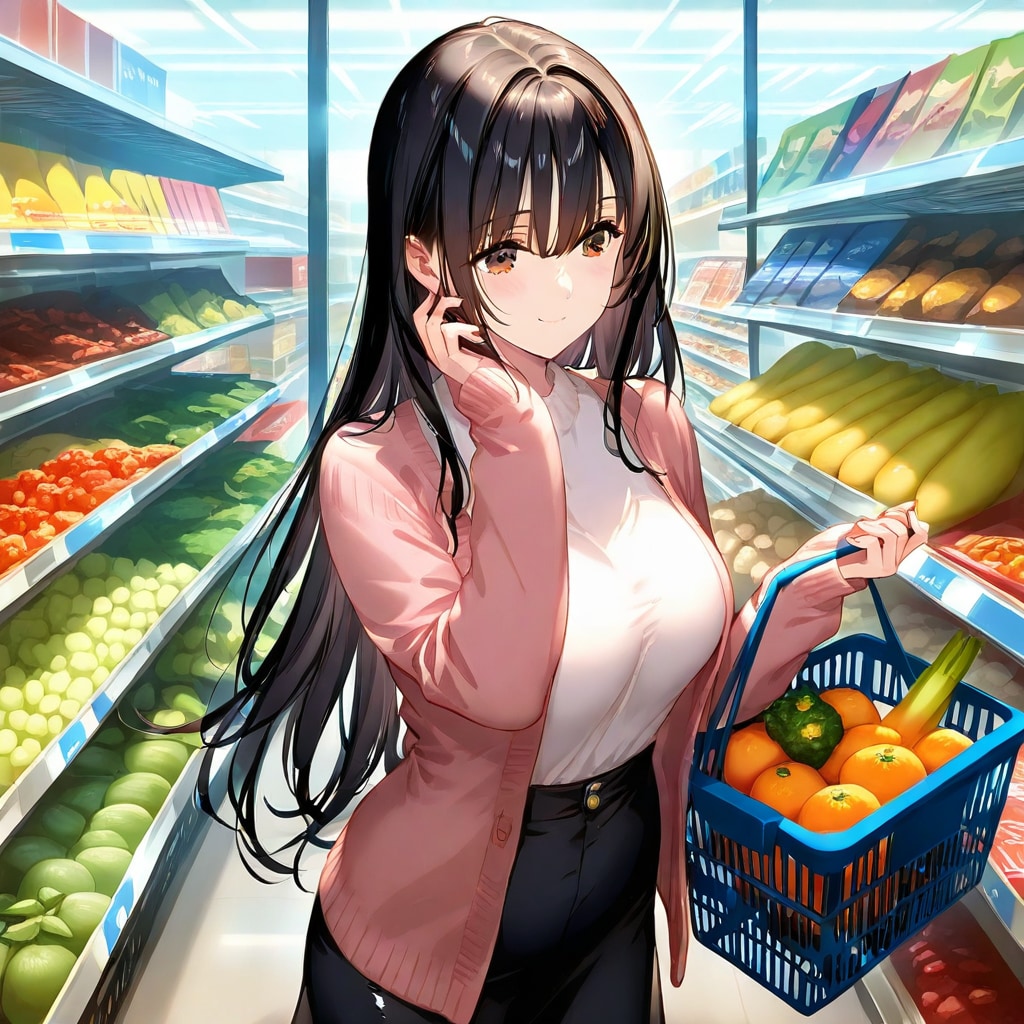 ユリママ　お買い物中