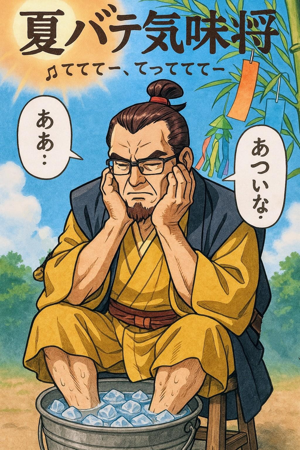 夏バテ気味将軍・てててー、てってててー