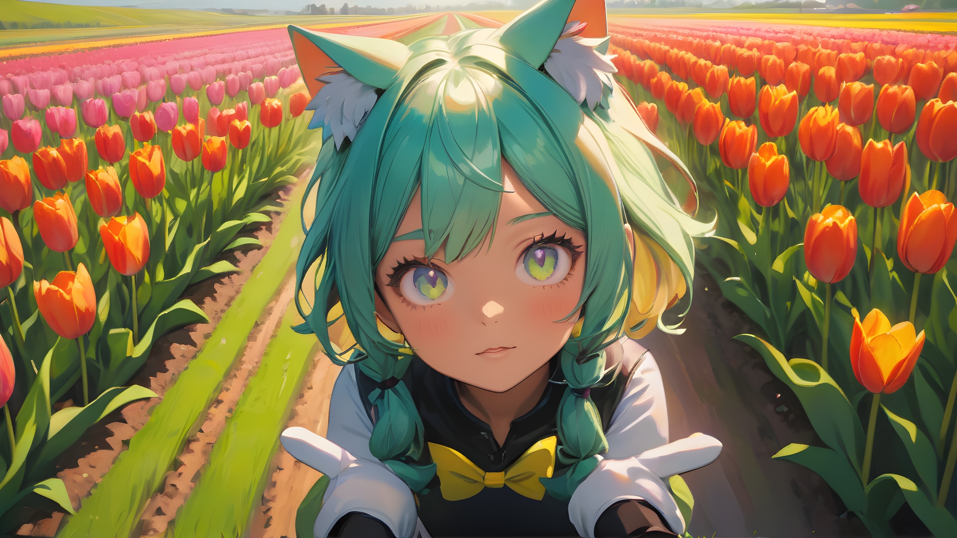 にゃんにゃんにゃん（ちゅー）（NAXL） | の人気AIイラスト・グラビア