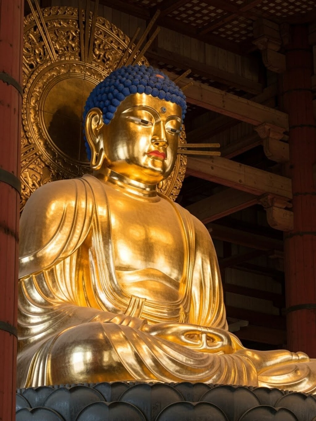建立当時の奈良の大仏