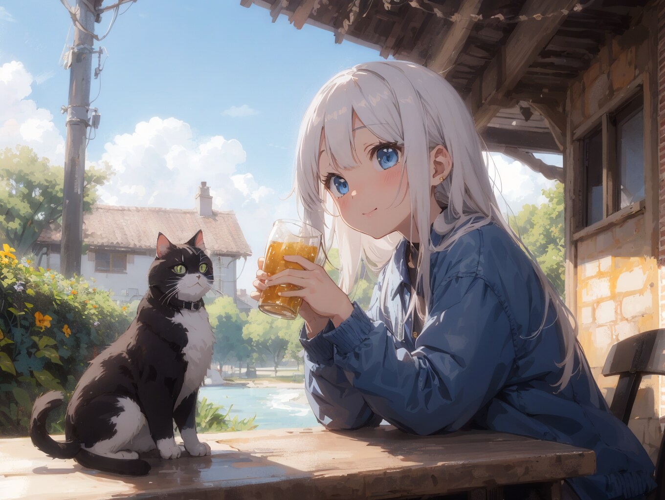 猫と少女