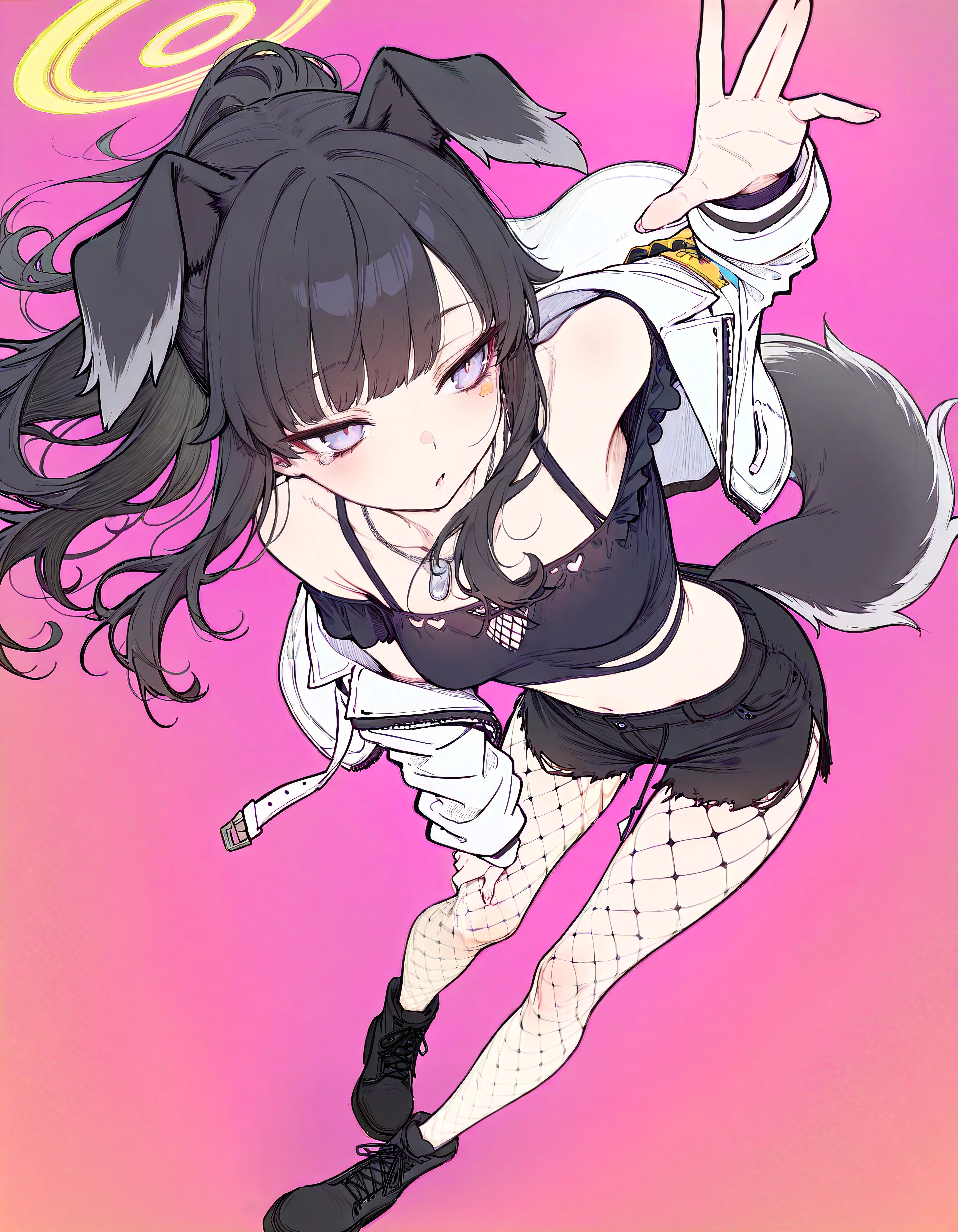 Fishnet and Fury | の人気AIイラスト・グラビア