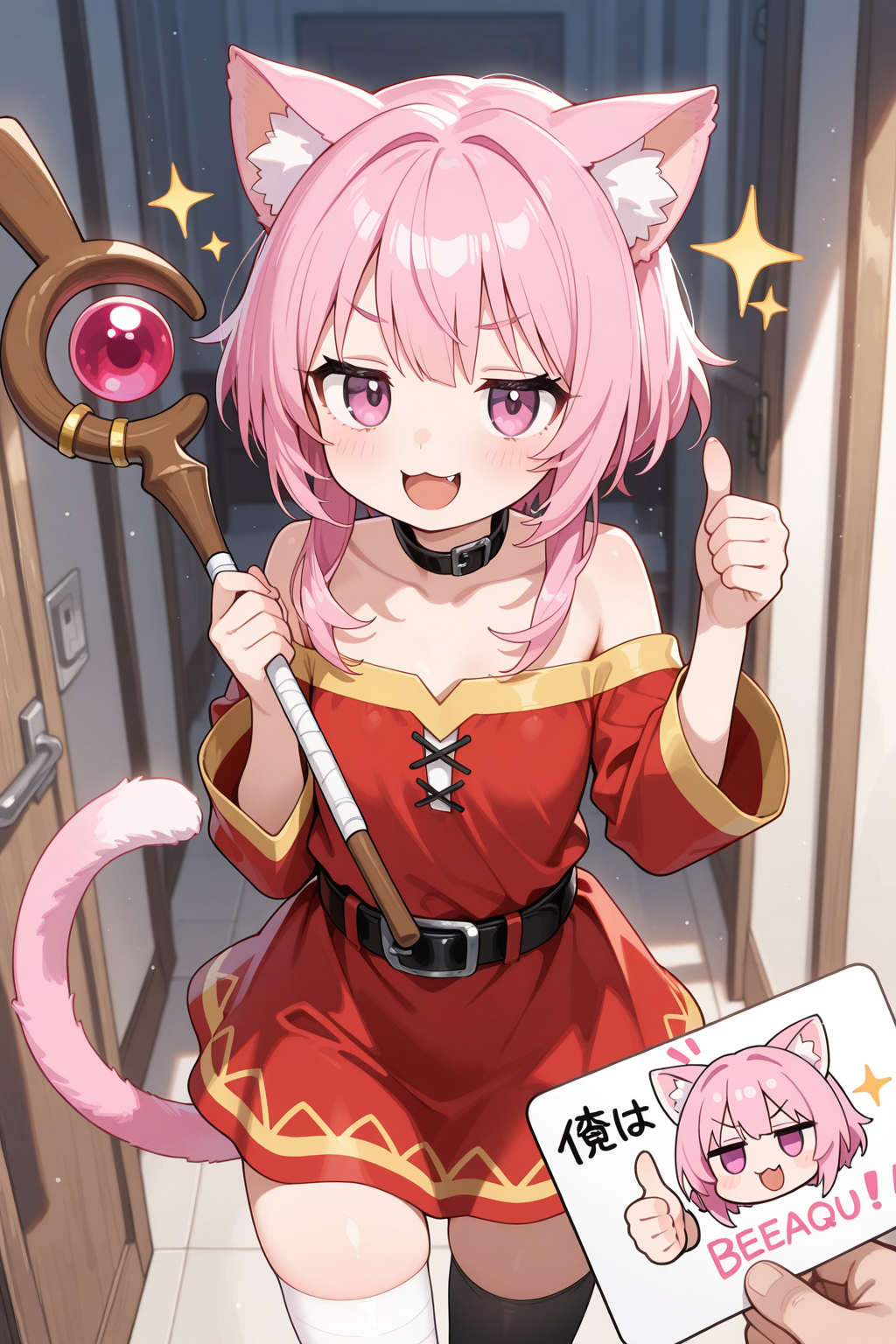 めぐみんコスプレのねこちゃん