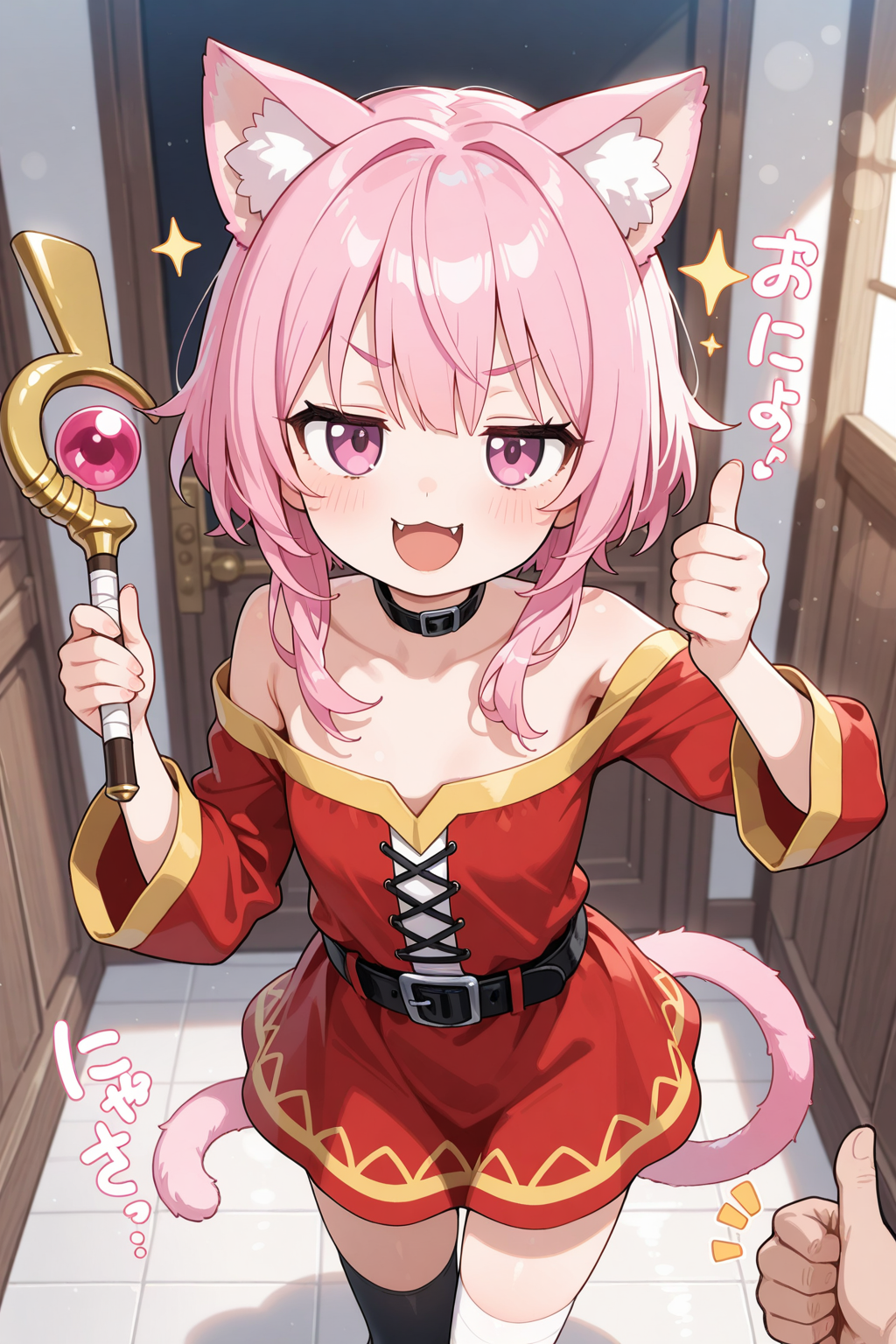 めぐみんコスプレのねこちゃん