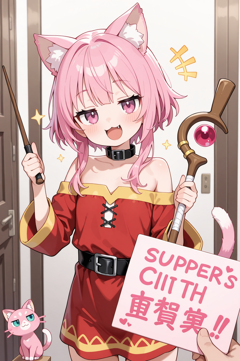 めぐみんコスプレのねこちゃん