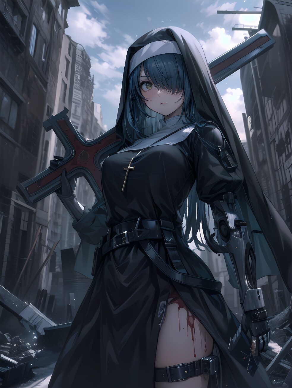 武闘派越夜隊 | の人気AIイラスト・グラビア