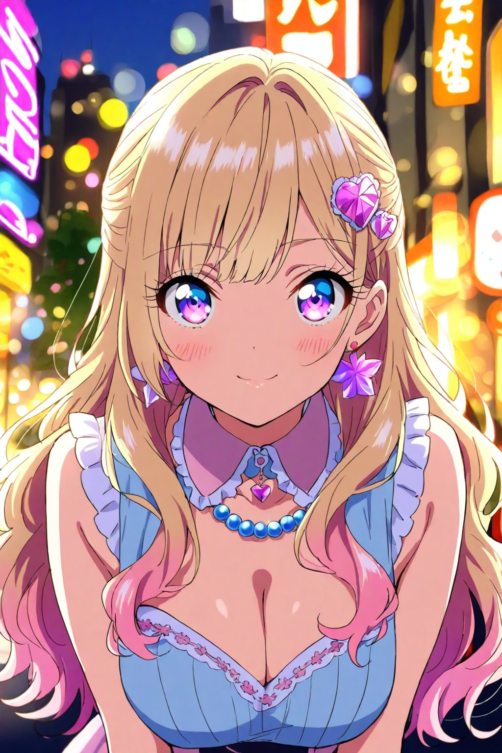 彩葉(いろは)と秘密のデート | の人気AIイラスト・グラビア