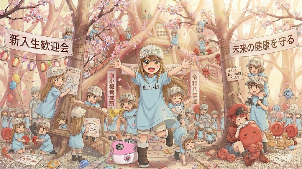 血小板ちゃんの入学式