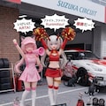 異世界制服少女達　 レースクィーン達と黒猫🐈‍⬛　アクリルドールフィギュア 2枚目