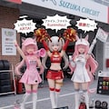 異世界制服少女達　 レースクィーン達と黒猫🐈‍⬛　アクリルドールフィギュア 4枚目