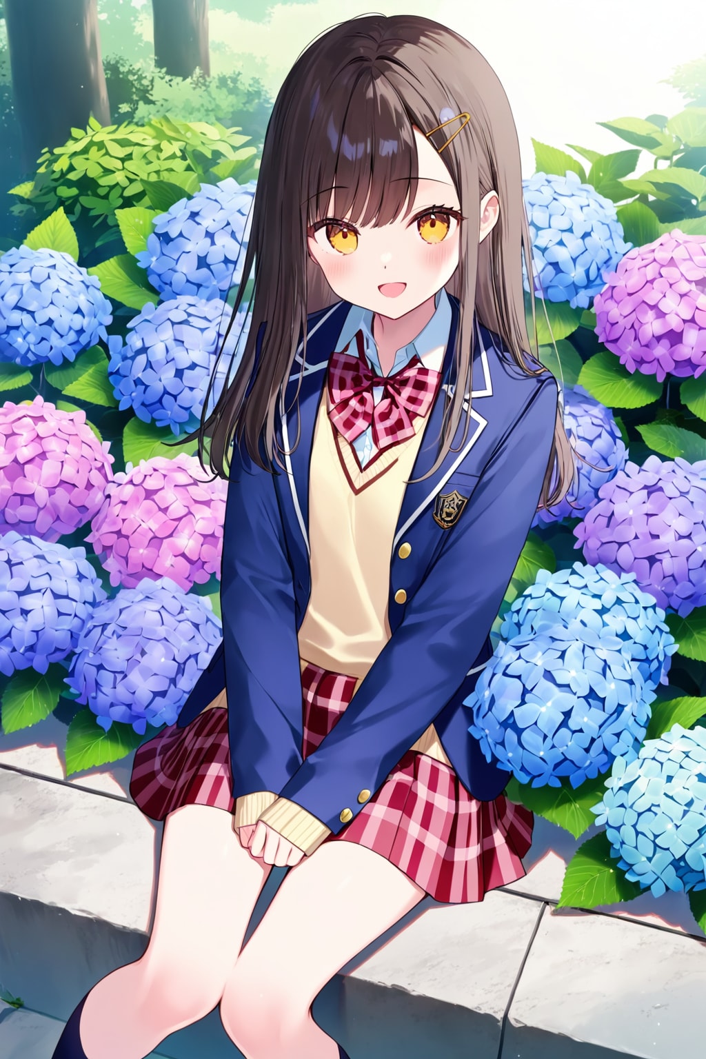 テーマの紫陽花