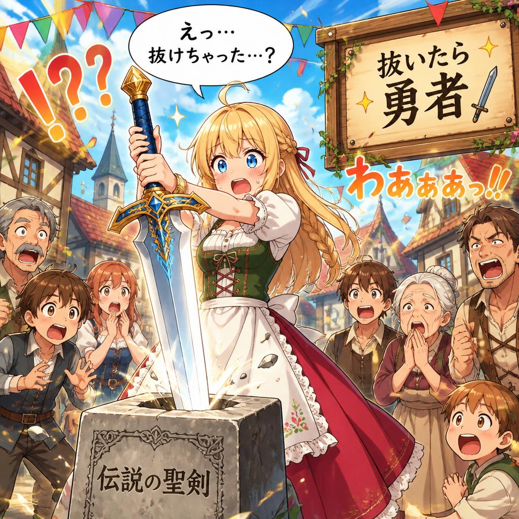 剣を抜いたら勇者