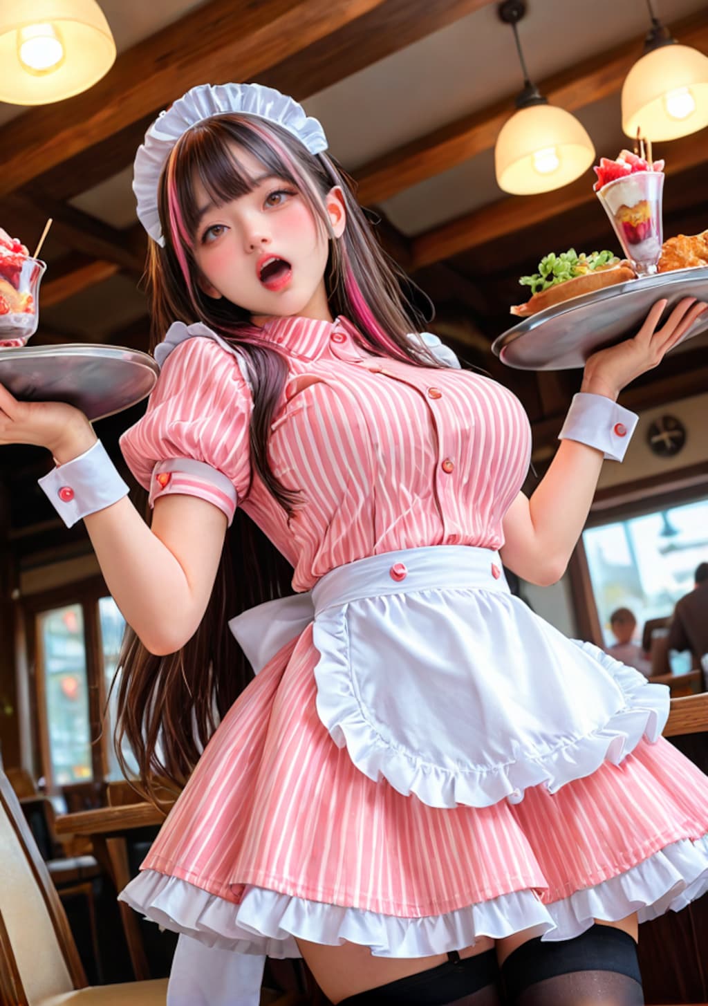 パフェ屋でアルバイト