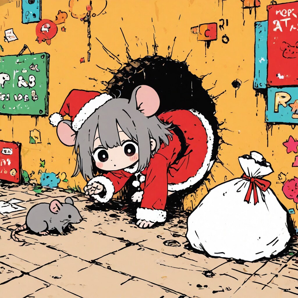 ねずみサンタ