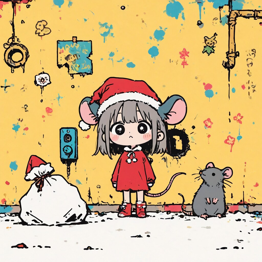 ねずみサンタ