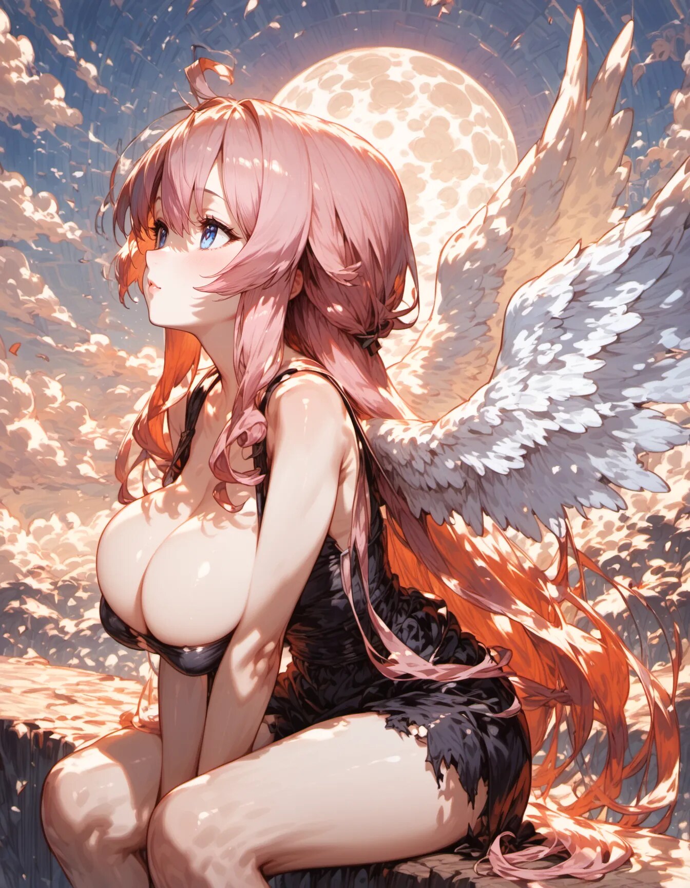 Moonlit Wings of Quiet Prayer