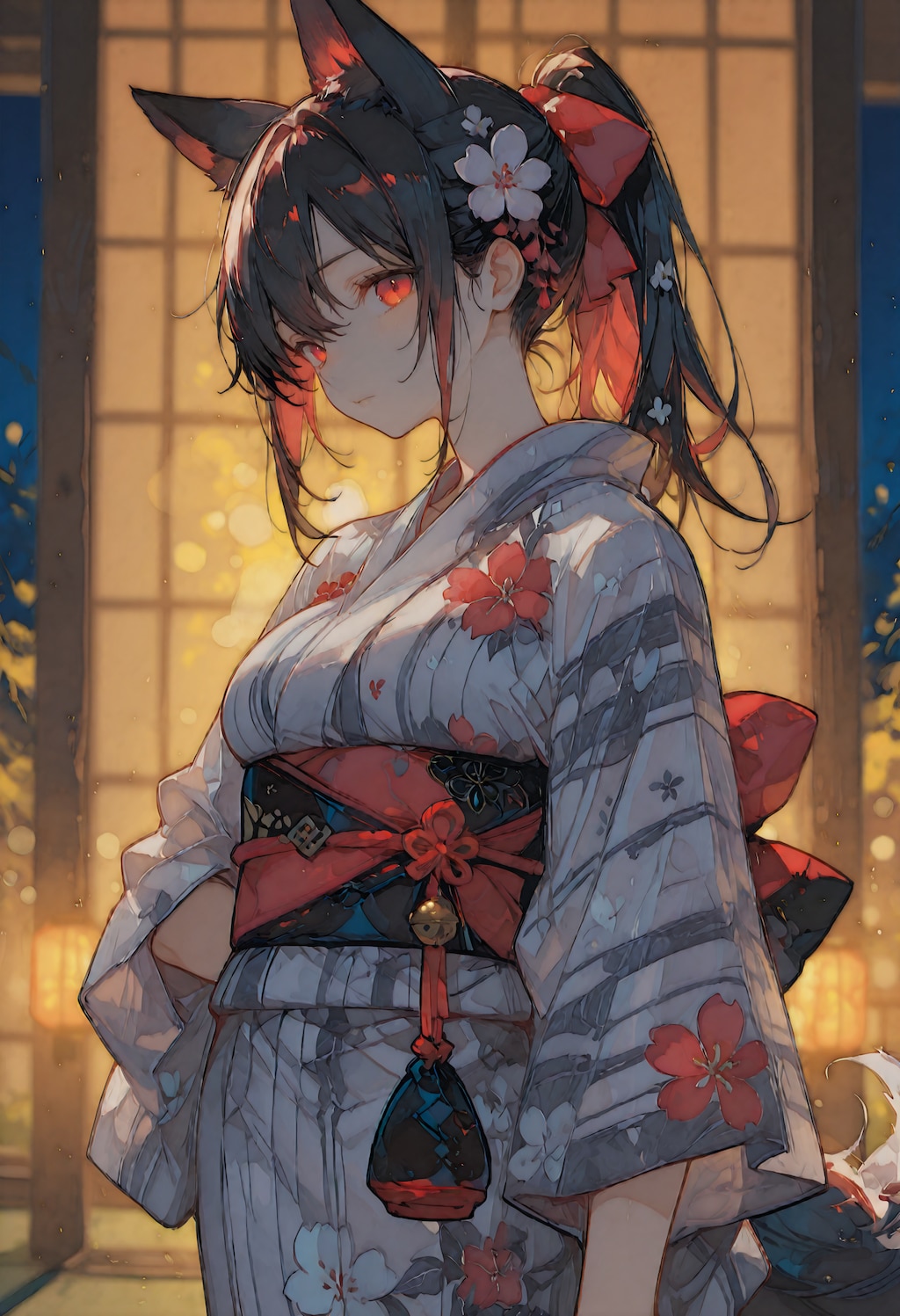 浴衣けもみみ娘