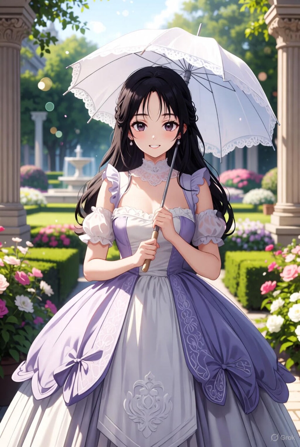 貴族令嬢（庭）