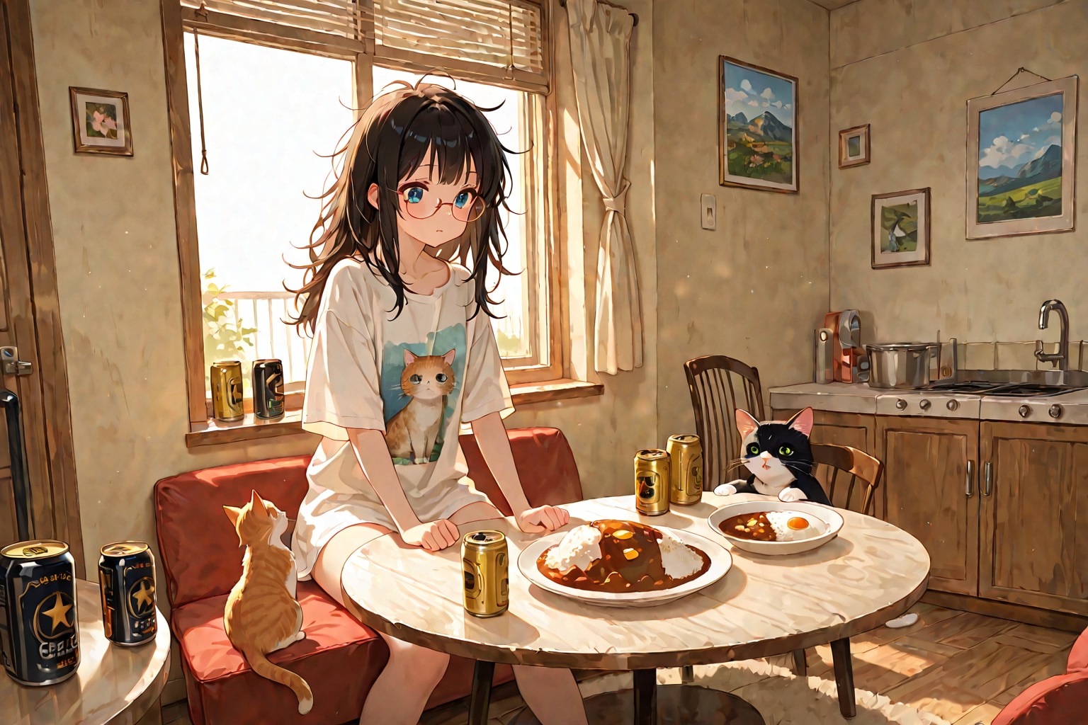朝からカレー