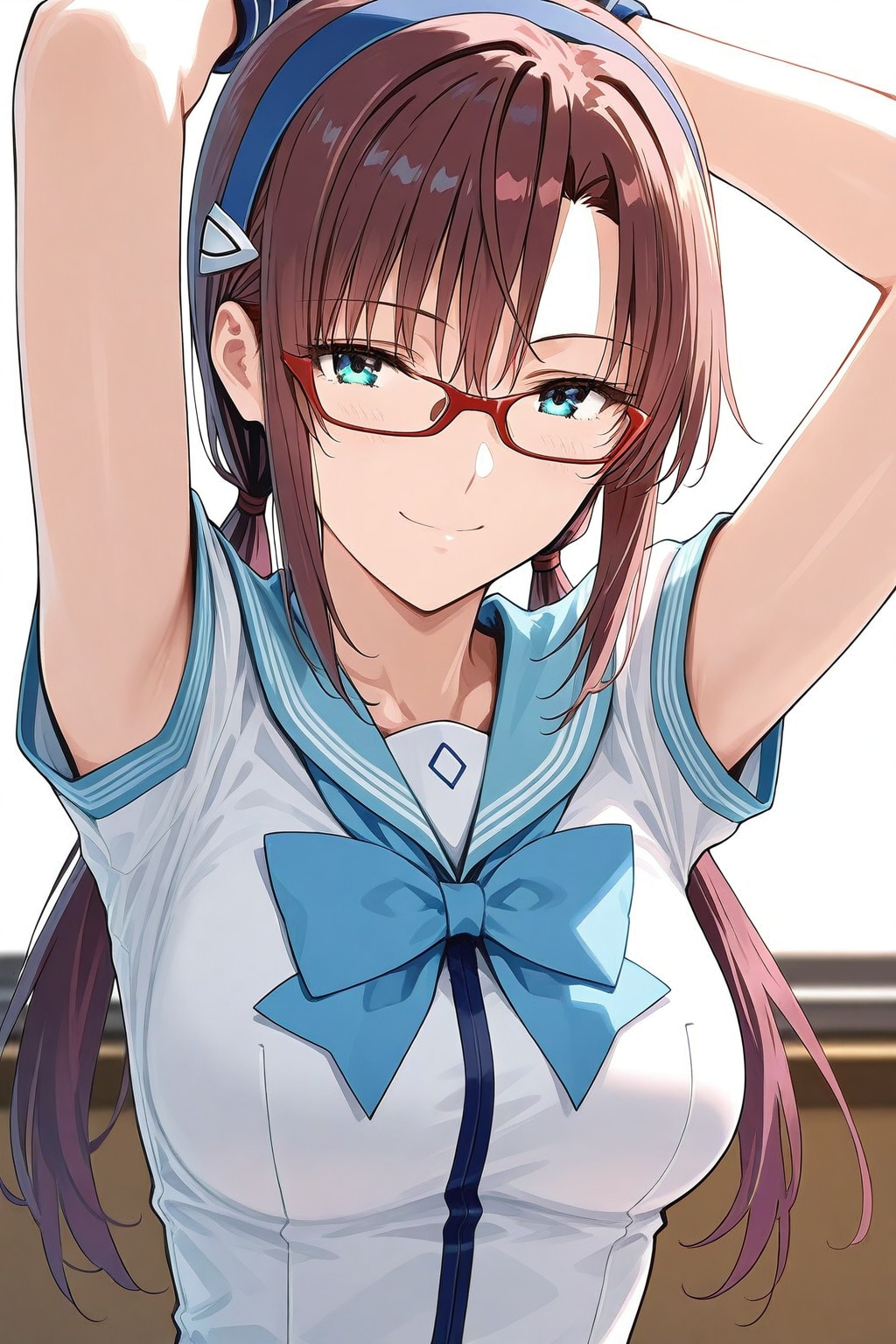 セーラー服の真希波マリイラストリアス