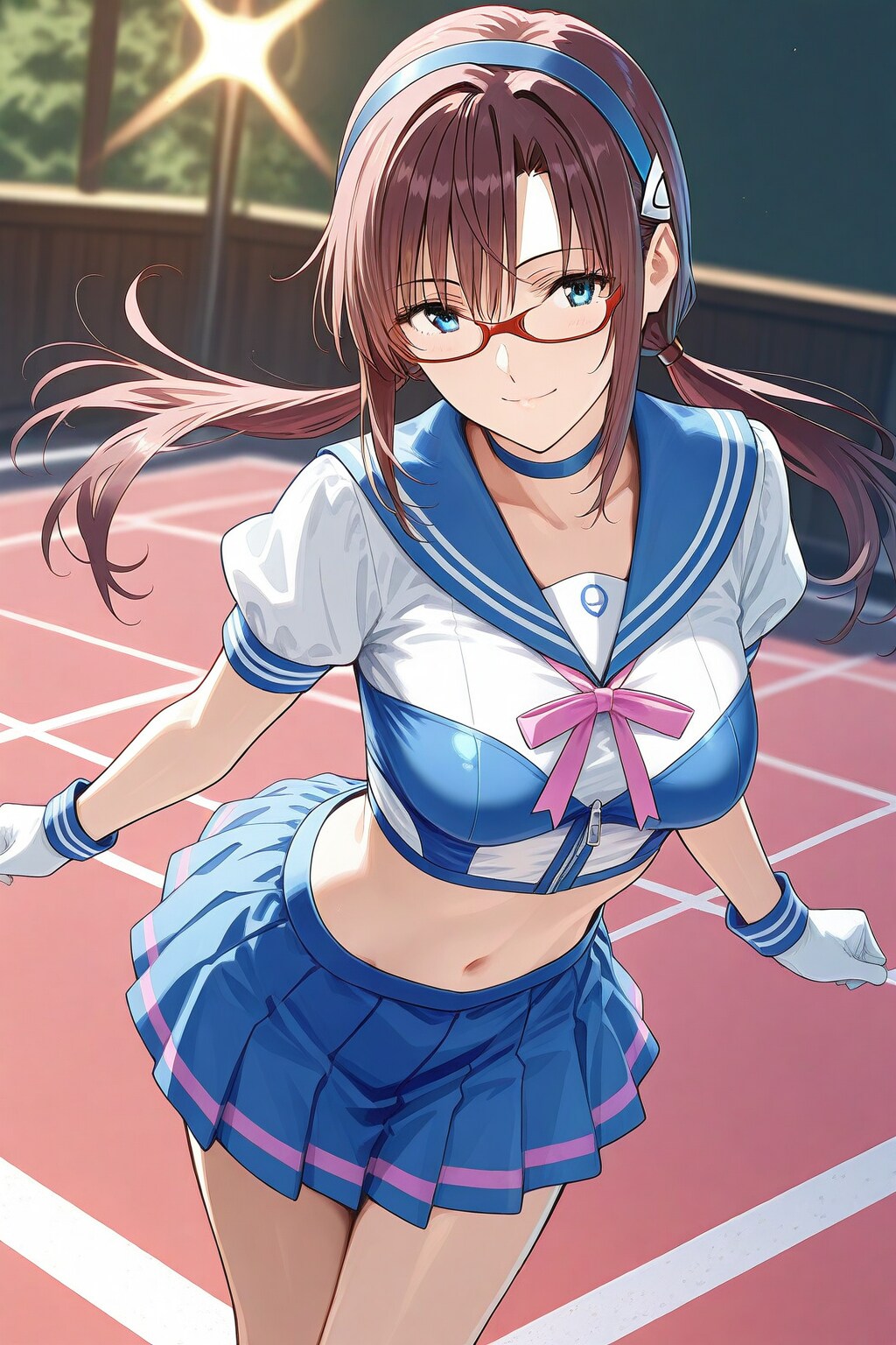 セーラー服の真希波マリイラストリアス