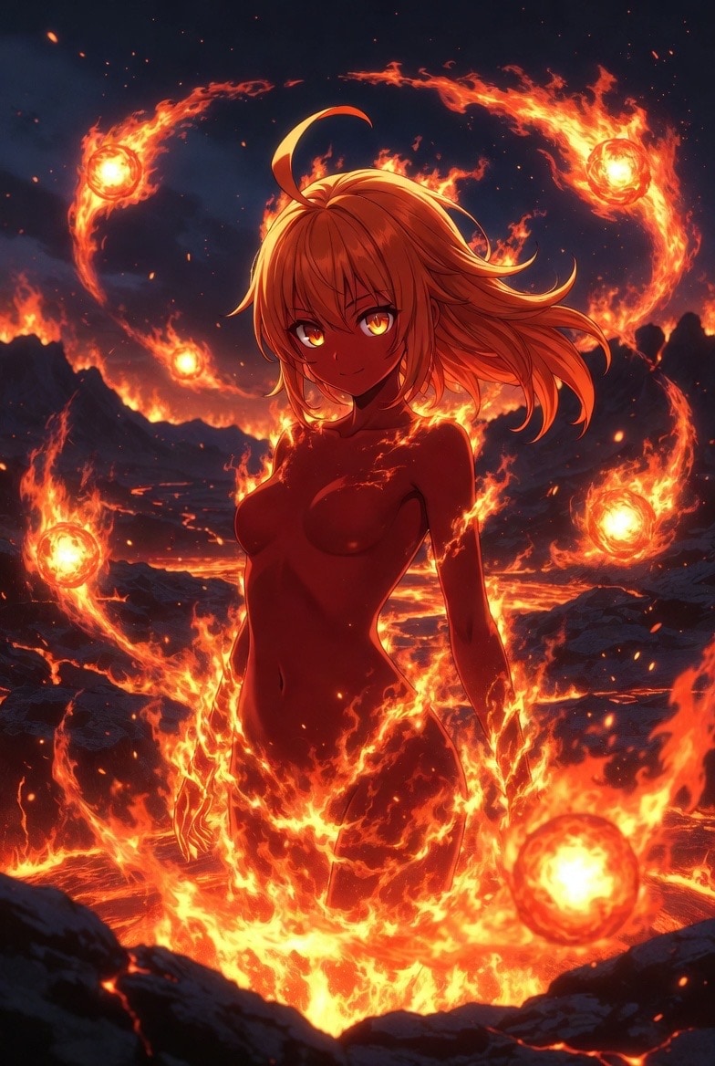 火の精霊 誕生