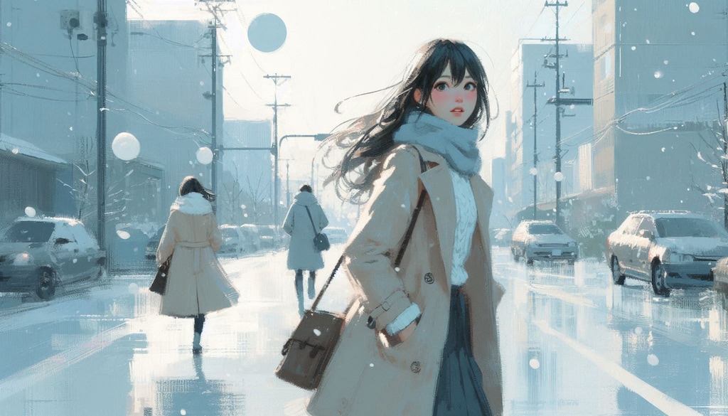 ｢･･･!?｣ 白い息を切らして、あなたが追いかけてきてくれた様な幻覚･･･