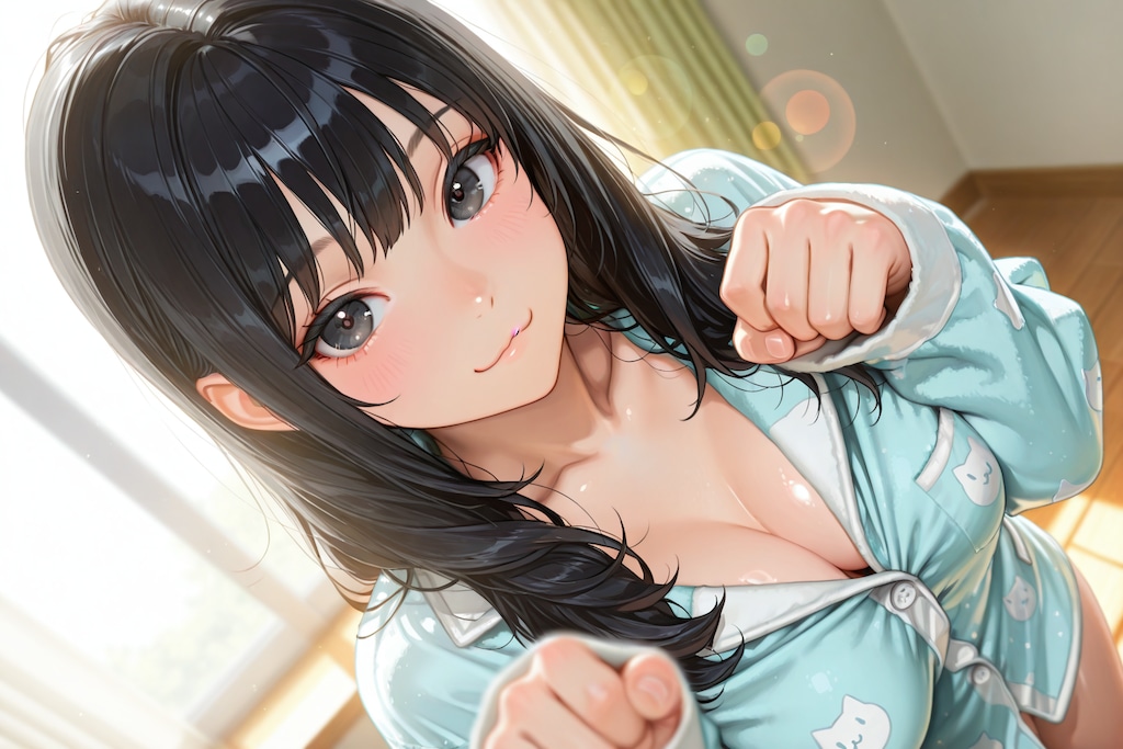 「おはようニャ♪」