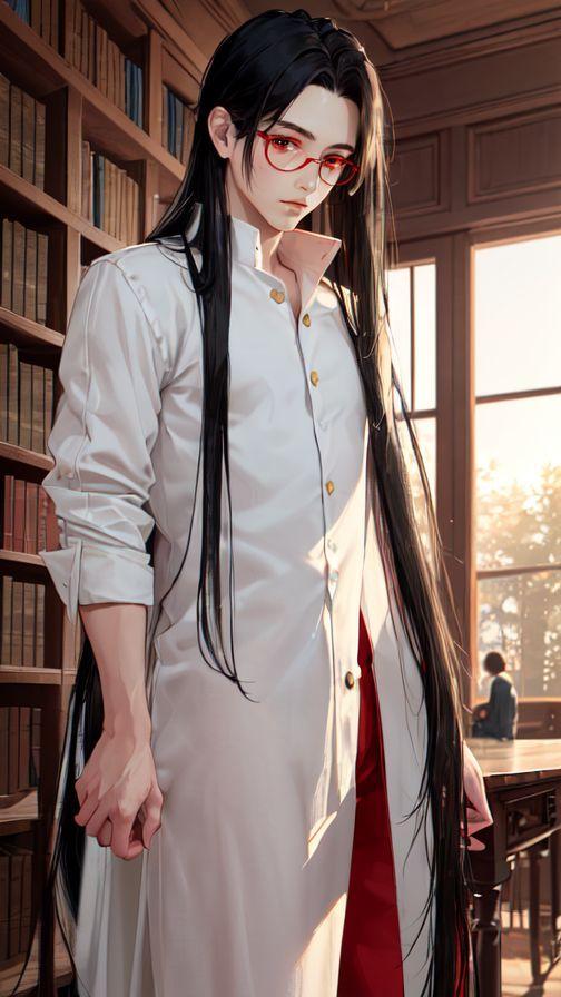 長髪男子
