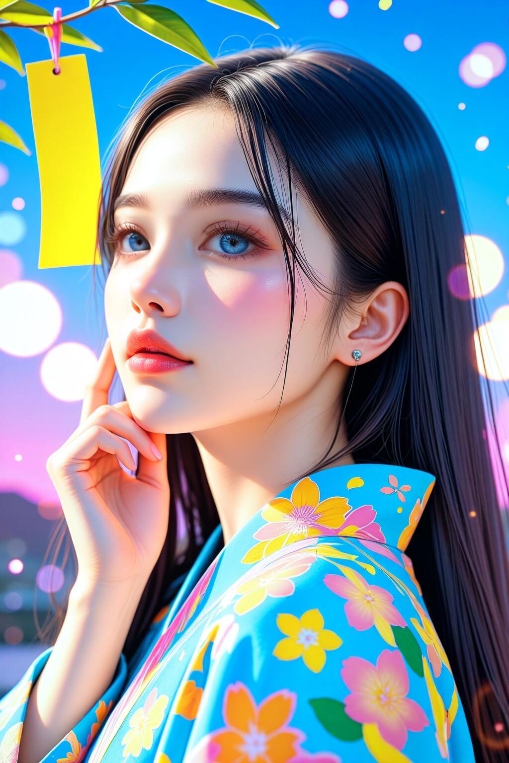 七夕: 短冊に願いを込めて