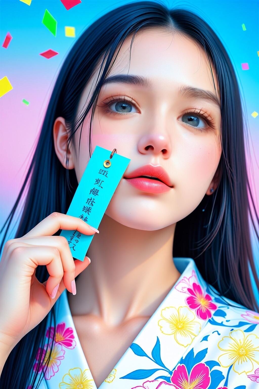 七夕: 短冊に願いを込めて