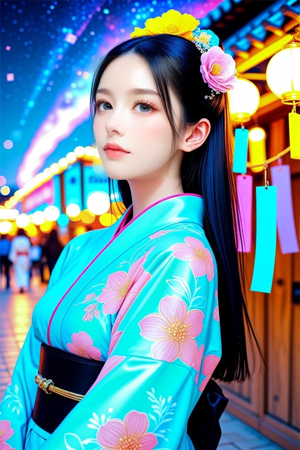 七夕: 短冊に願いを込めて